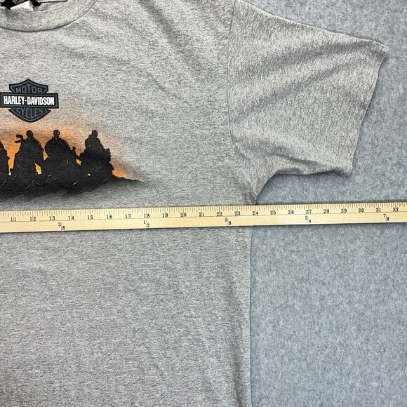 Vintage 2004 Harley Davidson T-Shirt Mens XL Gray Motorcycle Holoubek USA Made - Picture 9 of 11